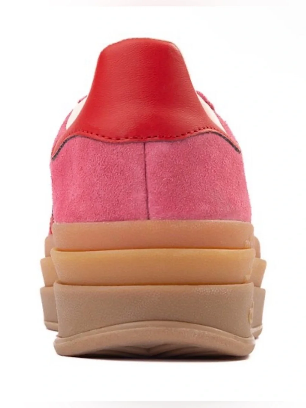adidas Gazelle Bold Athletic Shoe - Rose Tone / Better Scarlet
